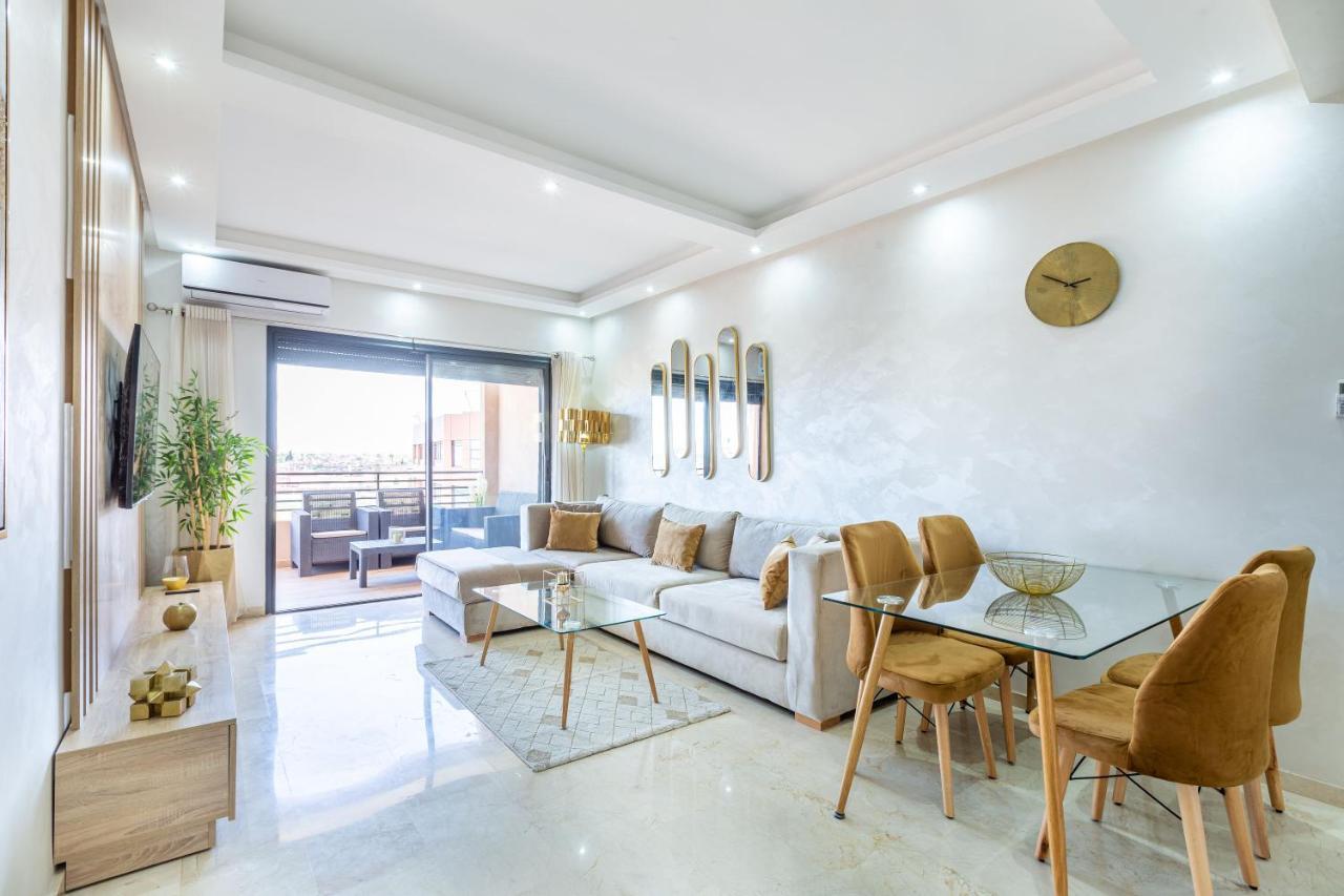 New! Superbe Appartement A Majorelle,Terrace,Iptv. Marrakesch Exterior foto