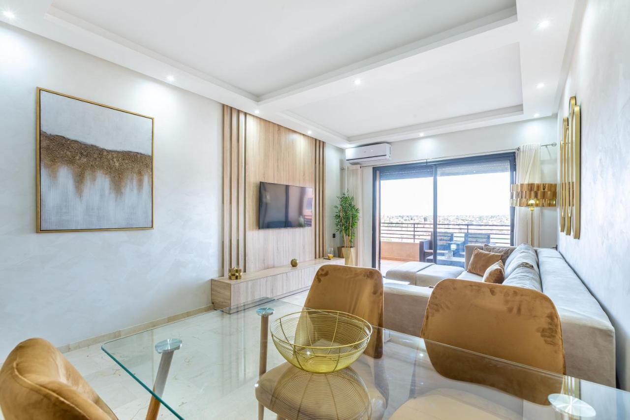 New! Superbe Appartement A Majorelle,Terrace,Iptv. Marrakesch Exterior foto