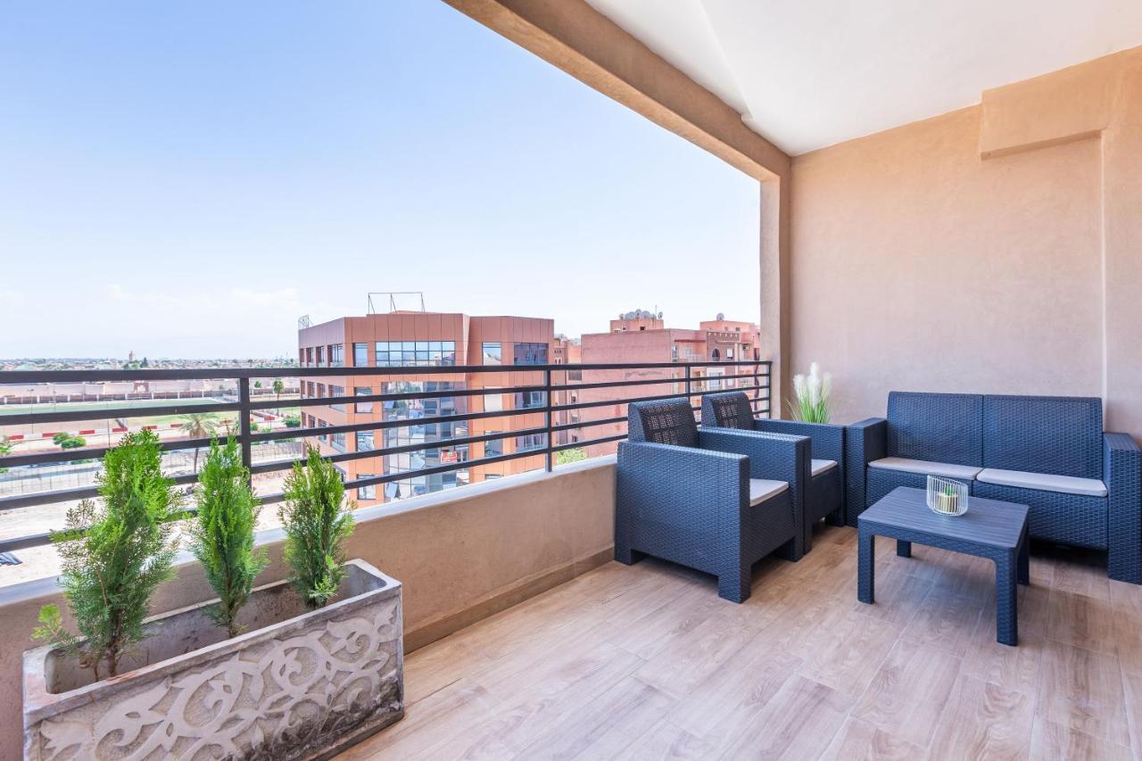 New! Superbe Appartement A Majorelle,Terrace,Iptv. Marrakesch Exterior foto